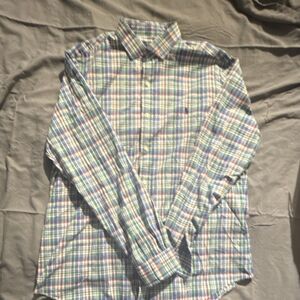 Polo Ralph Lauren Slim Fit Plaid Button-Up Long Sleeve Shirt XXL Cotton